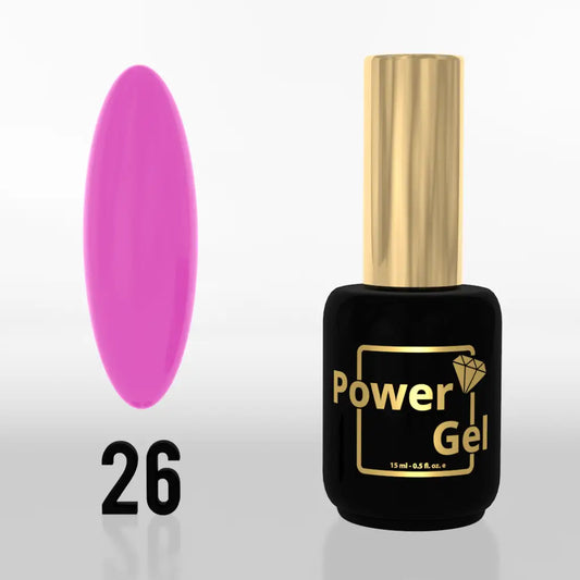 Power Gel לק ג'ל פאוור ג'ל 026