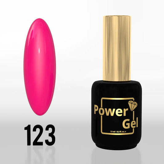 Power Gel לק ג'ל פאוור ג'ל 123