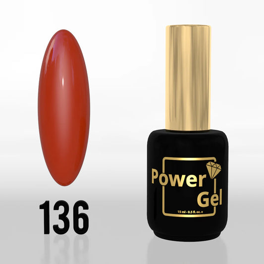 Power Gel לק ג'ל פאוור ג'ל 136